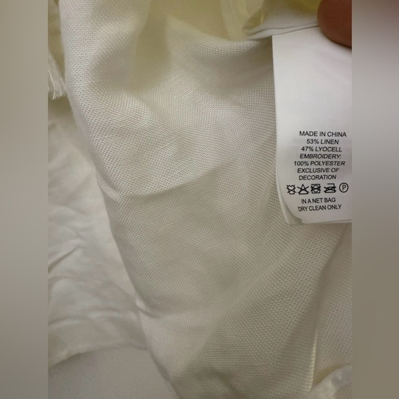 Kate Spade Blouse Pink & Red Floral‎ Embroidery Open Front Blazer Jacket Sz 10 - Picture 5 of 6